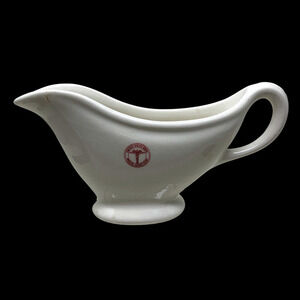 Vintage U. S. Army Medical Department Gravy Boat TEPCO China WWII 1940 Military